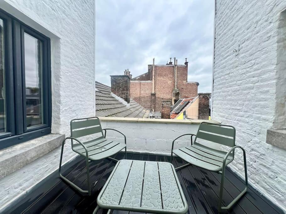 Duplex Chic Et Spacieux - Hypercentre Liege Exterior photo